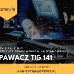 07062025 spawacz TIG 141 oferta pracy orevis praca niemcy kleve