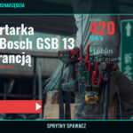 Nowa wiertarka udarowa Bosch GSB 13 RE z gwarancją, Lublin, 420 PLN/h, SprytnySpawacz.pl