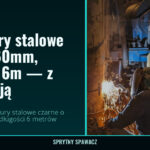 Nowe rury stalowe czarne 60mm, długość 6m — z gwarancją, SprytnySpawacz.pl
