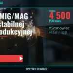 Spawacz MIG/MAG - Praca w stabilnej firmie produkcyjnej, Sosnowiec, 4 500 PLN/mies., SprytnySpawacz.pl