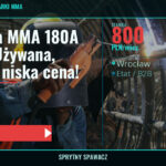 Spawarka MMA 180A Gysmi - Używana, sprawna, niska cena!, Wrocław, 800 PLN/mies., SprytnySpawacz.pl