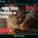 Spawarka MMA 180A Gysmi - Używana, w dobrym stanie, Poznań, 800 PLN/mies., SprytnySpawacz.pl