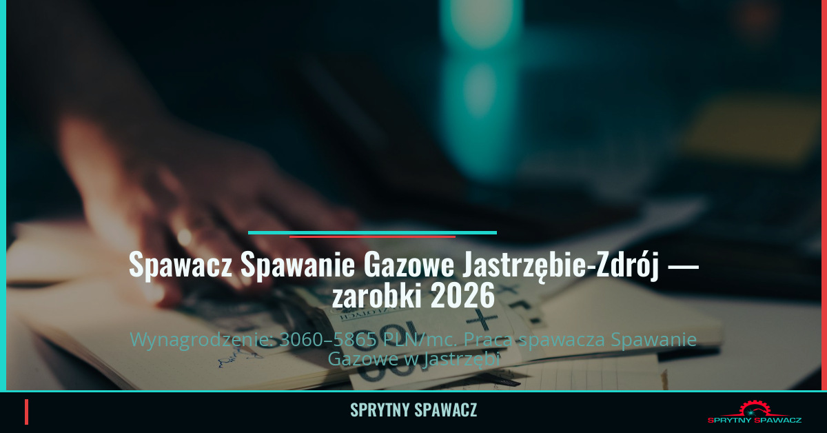 Zarobki spawacza Spawanie Gazowe w Jastrzębie-Zdrój 1 Spawacz Spawanie Gazowe Jastrzębie-Zdrój — zarobki 3060–5865 PLN/mc — SprytnySpawacz.pl